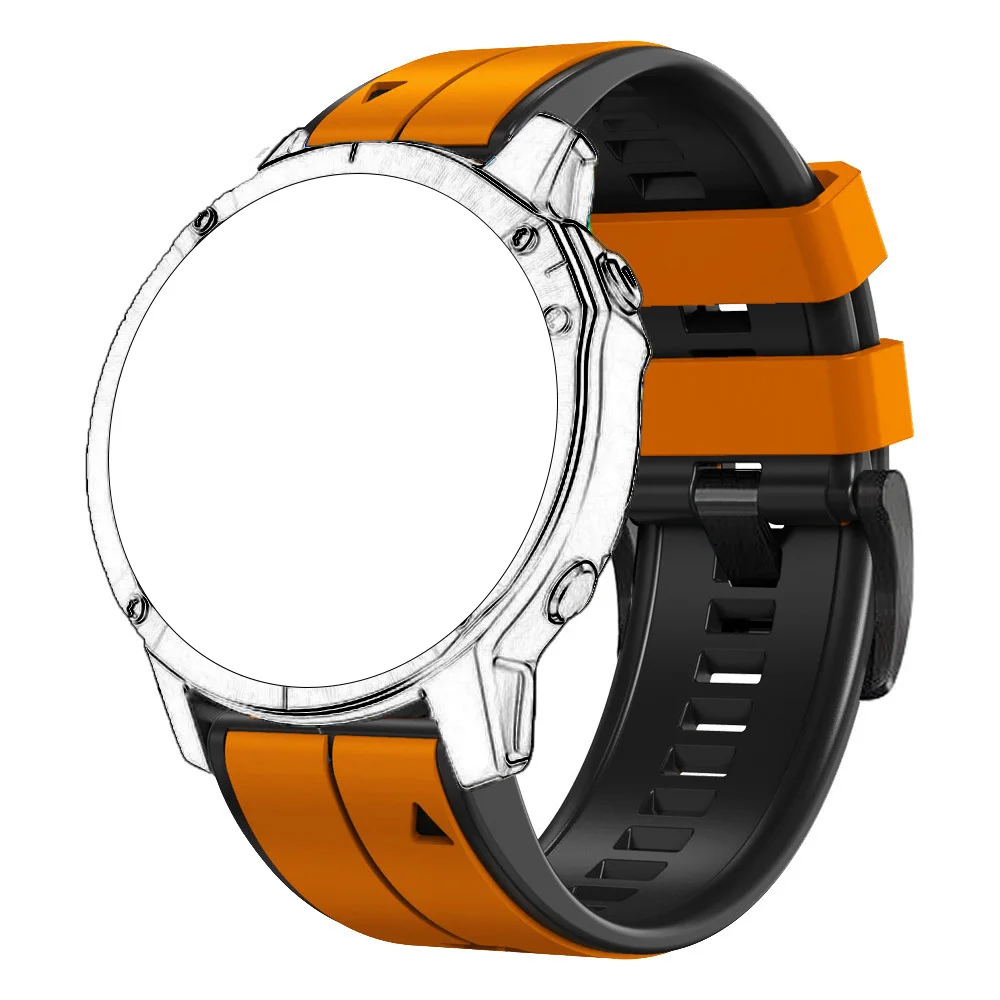 Per Garmin Fenix 8-47/51mm7X 7 6 6X Pro/5X 5 Plus Sapphire Solar Watch Strap Bracciale Quickfit 26 / 22mm Cinturino in silicone