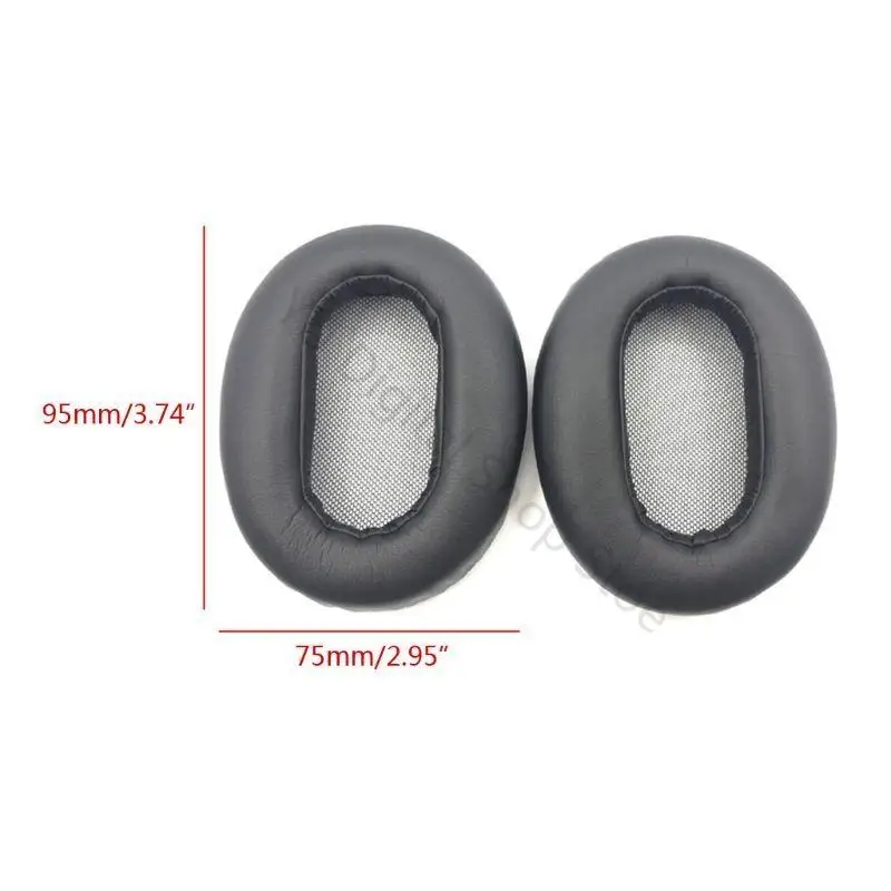 96BA Ohrpolster Leise Kissen Ohrenschützer Pads Abdeckung für MDR-1AM2 1AM2 70mm Kopfhörer 2x – Detail 8