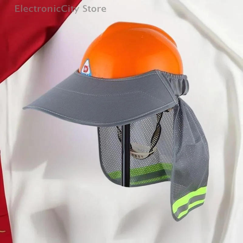

Summer Sun Shade Safety Hard Hat Neck Shield Helmets Reflective Hat Brim Reflective Cap Cover For Construction Workers