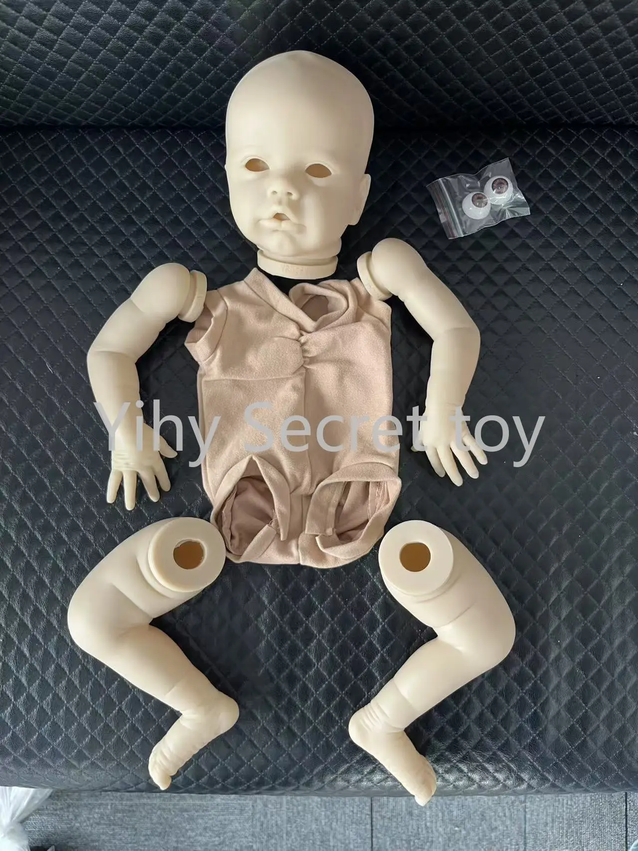 

18Inch Reborn Doll Kit Limited Edition Primrose Asleep/Awake Frech Color Unpainted Reborn Doll Parts with cloth body