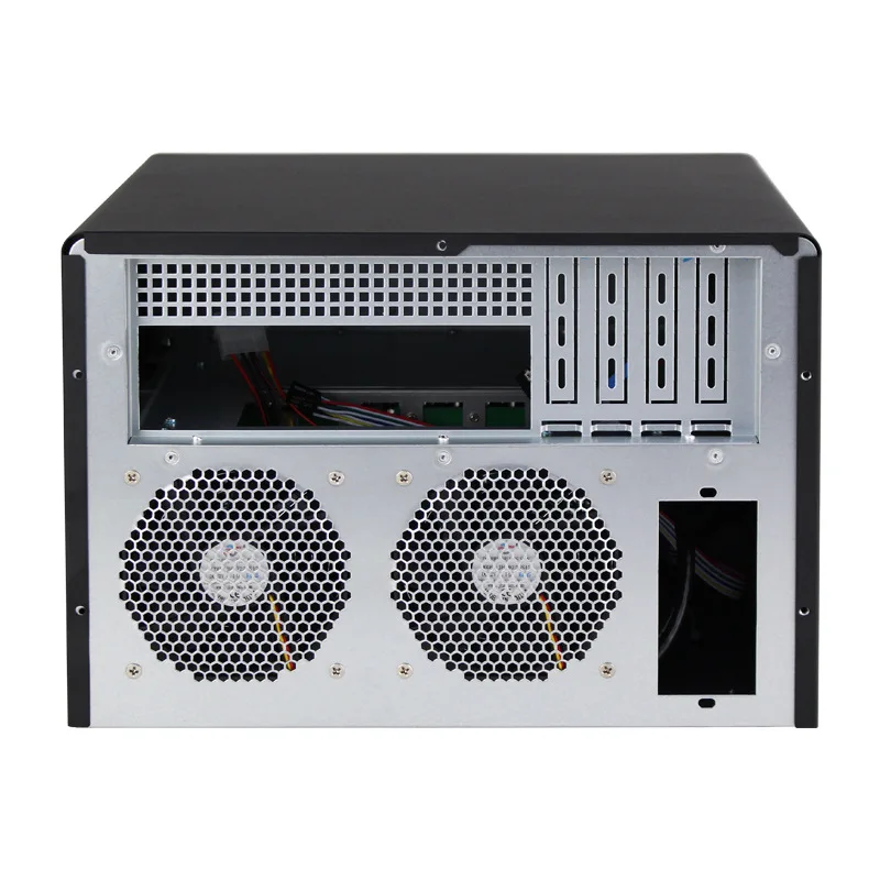 Caixa NAS de 8 baias Servidor de armazenamento USB3.0 Micro ATX placa-mãe 1U fonte de alimentação caixa vazia