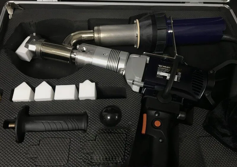 

WELDY EX2 3400W Professional Plastic Extruder with 4pcs Welding Shoes Hot Air Extrusion Welder for DIY Craft And Home Us