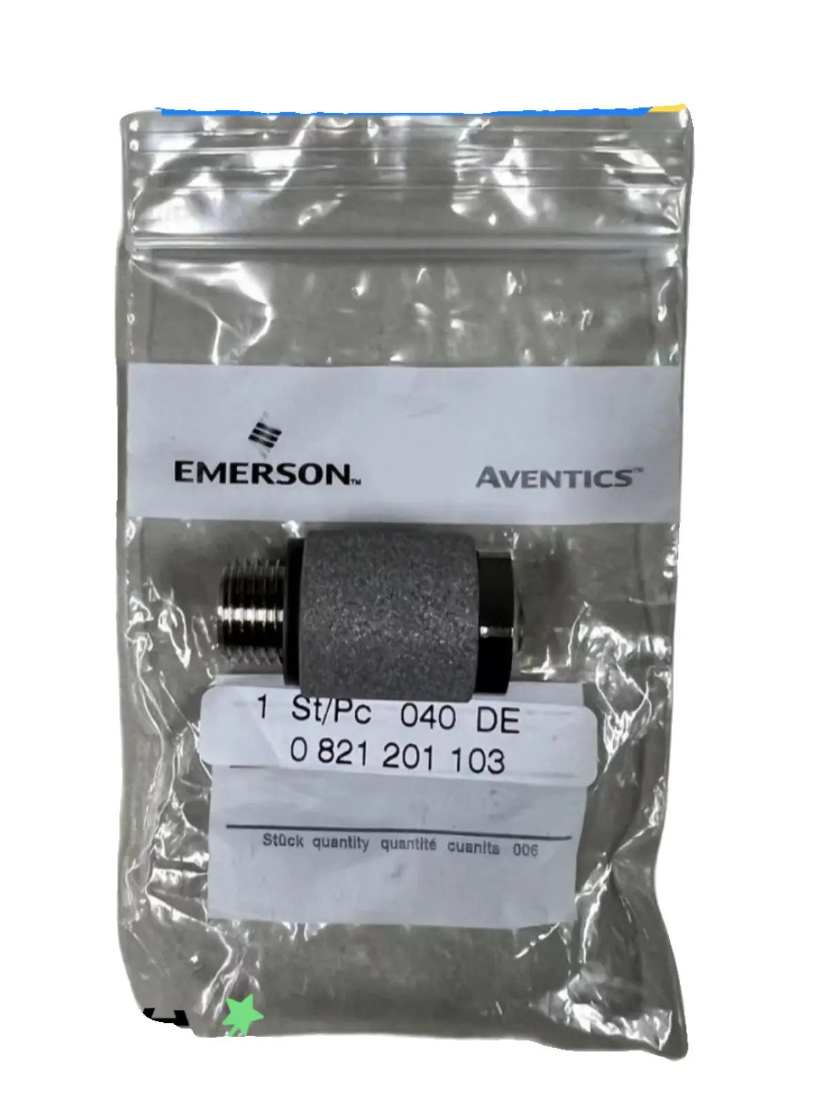 German AVENTICS Throttle Valve With , Ch02 Series, 0821201103