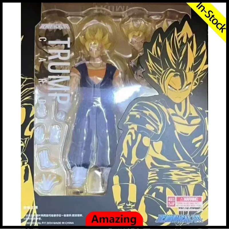 

In Stock Demoniacal Fit S.H.Figure Dragon Ball SSJ4 Vegito Figure Super Saiyan SSJ Son Goku Anime Action Figure Vegetto Model