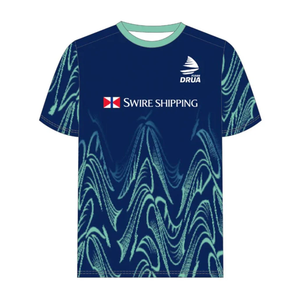 

2026 Summer New Drua Rugby Training Jersey Family Matching Y2K T-shirt Suitable for Daily and Training Wear