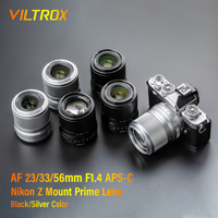 Viltrox 23mm 33mm 1.4 Camera Lens Auto Focus Wide Angle Lens Large Aperture Portrait Lenses for Nikon Z Mount Zfc Z50 Z30