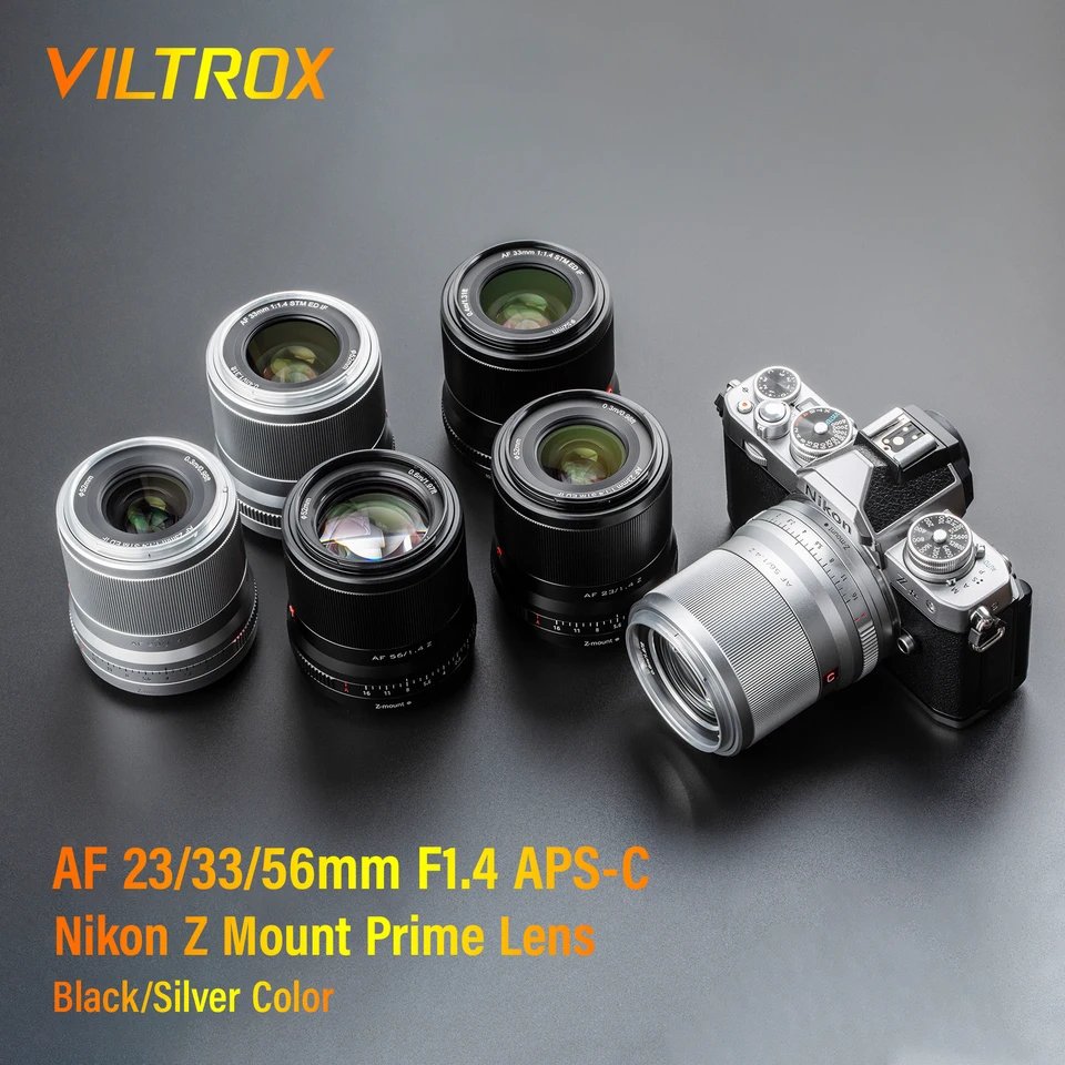 Viltrox 23mm 33mm 1.4 Camera Lens Auto Focus Wide Angle Lens Large