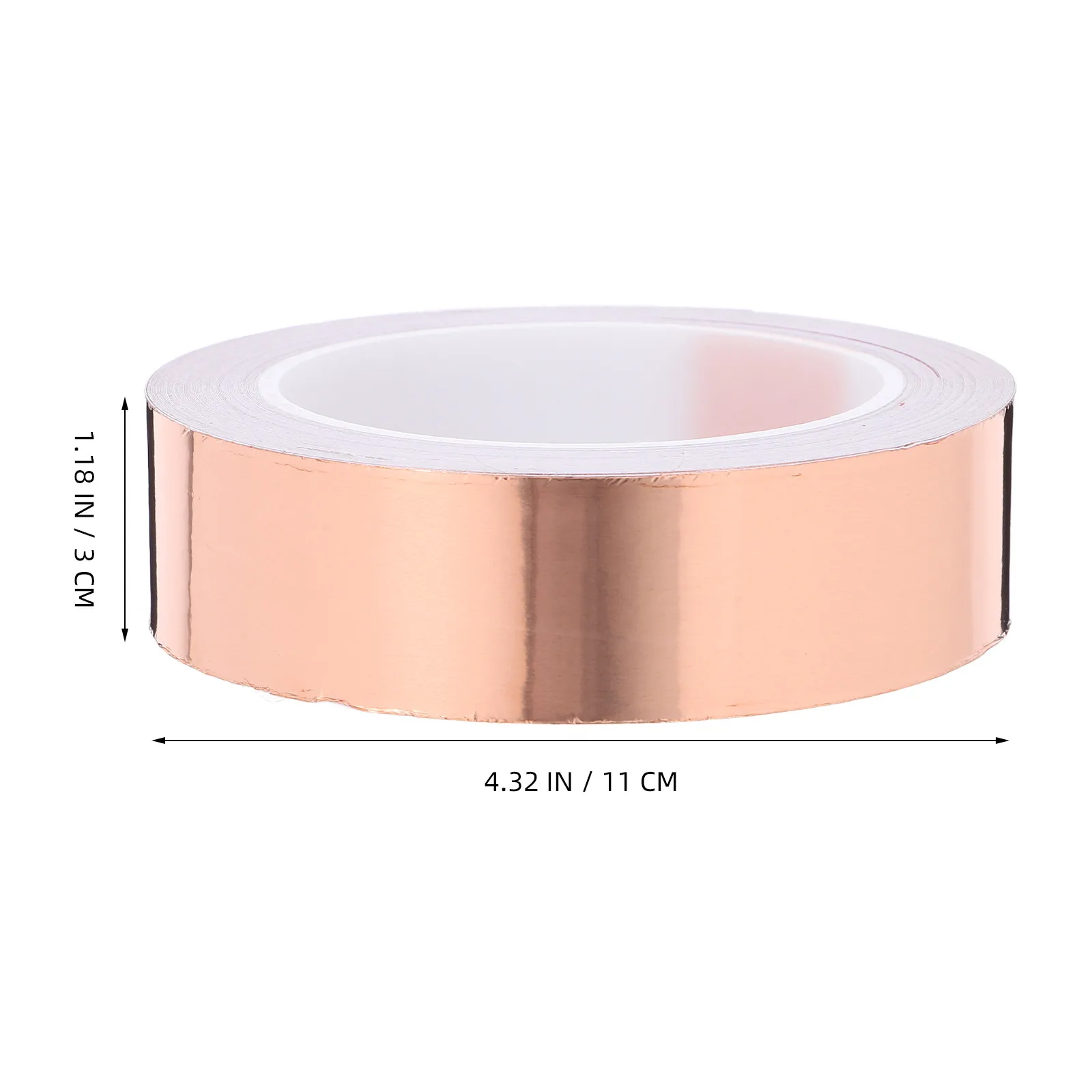 1 Roll Copper Tape for Snail Control Self-Adhesive Plants Protector Guard for Elevated Gardens Balconies Outdoor Plant