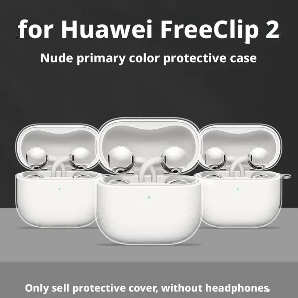 Case with Lanyard for HUAWEI FreeClip 2, Earclip Ear Hook Earbuds