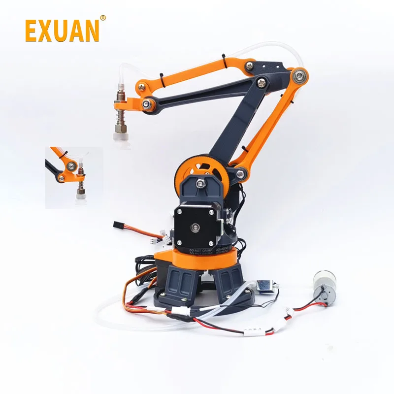 Aluminum Alloy Robot Desktop Mechanical Arm With Control Belt Limit With Suction Cup Machine Hand Play 3D Printing Stepper Motor