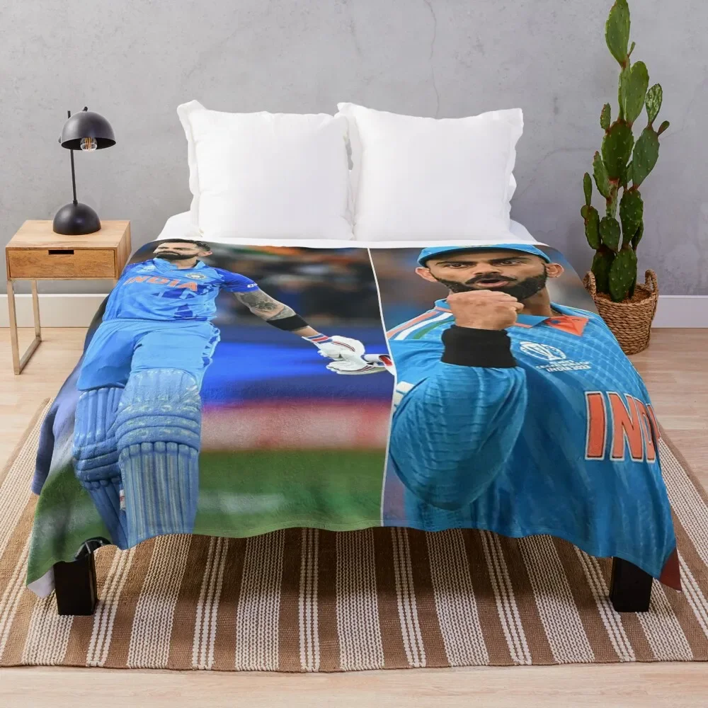 

virat kohli Throw Blanket Fluffy Cozy Throw Blanket for Home Decor