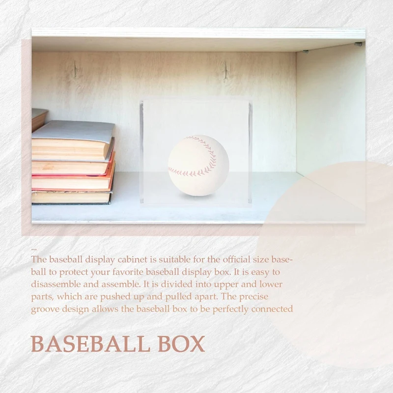 4-teilige Baseball-Vitrine, UV – Display Case Acrylic Bewertung und Preis