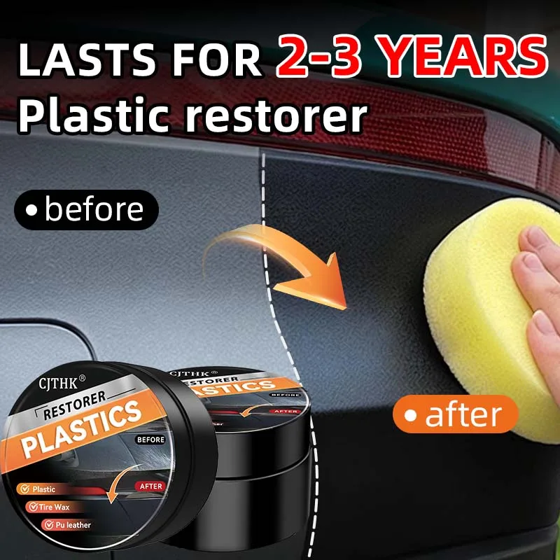 Car Plastic Restorer Back To Black Gloss Plastic Leather Restore Auto Polish And Repair Coating Renovator Car Cleaning Products