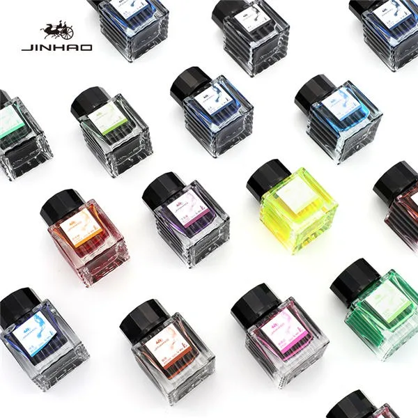 Jinhao Fountain Pen ink 30ml Color Glass Bottled Ink Writing Drawing Chinese ink Cartridge School Office Supplies Stationery