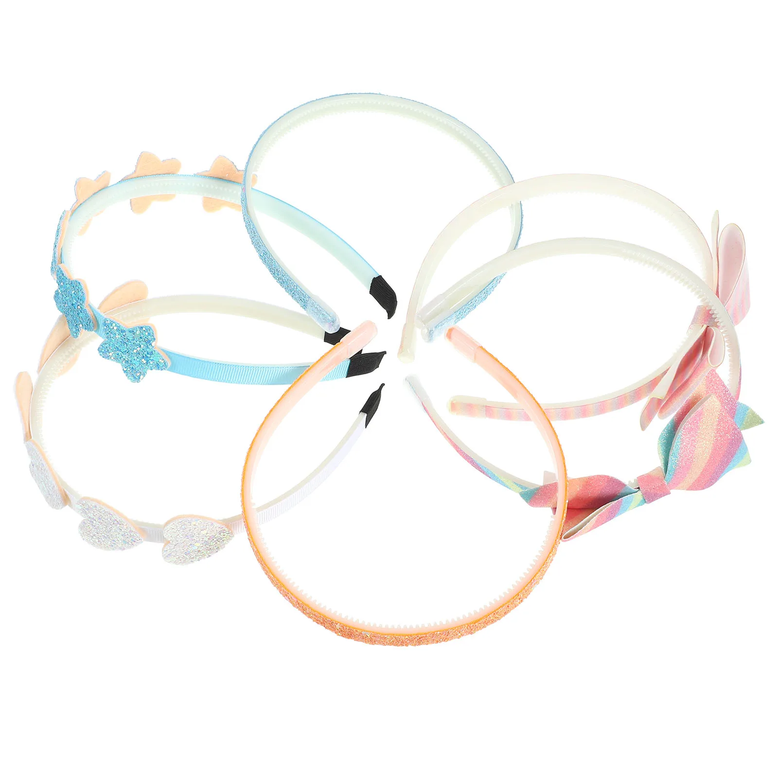 

6pcs Headbands Set for Toddler Girls Hair Accessories Headband with Teeth Cute Party Costume Carnival Birthday