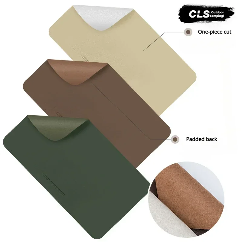 

Cls Camping Table Mats Waterproof Insulated Table Mat Leather Floor Mat Pu Tablecloth Floor Mat Greaseproof Table Stall Picnic