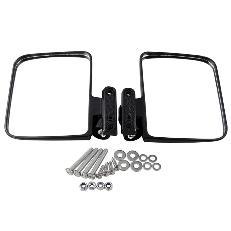 Universal Golf Cart Side View Mirrors for Club Car , Reversing Mirror Rearview Mirror Reflector