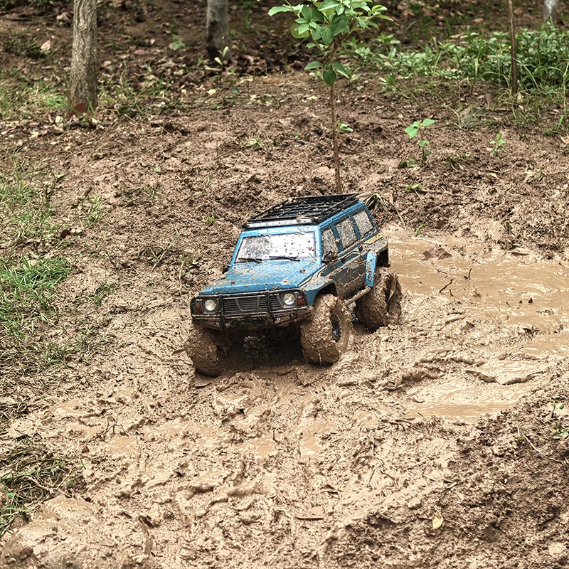 1/10 Rc خزان زاحف جديد 2025 Yk4107 محاور البوابة للصدمات الزيتية منخفضة Cg غلاف كمبيوتر واقعي جميع التروس المعدنية - التسلق النهائي