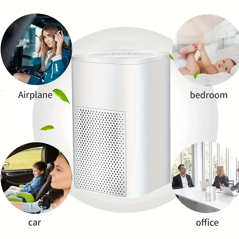 Xiaomi Portable Air Purifier Freshener HEPA Filter Air Cleaner Peculiar Smell Second-hand Smoke Odor for Home Bedroom Office Car