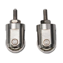 2pcs M2.5 Dial Indicator Contact 22.5mm Length 10mm Roller Diameter Point Depth Gauge Roller Measuring Tip Parts