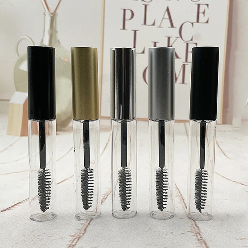10/20/30/50pcs 10ml Mascara Empty Tube Eyelash Growth Liquid Bottle with Leak-proof Inner Lid Refillable Cosmetic Containers