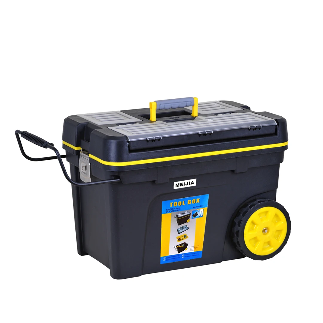 China Factory Wire Telescopic Handle 24.5 Inch Rolling Tool Box ( MJ-3056)