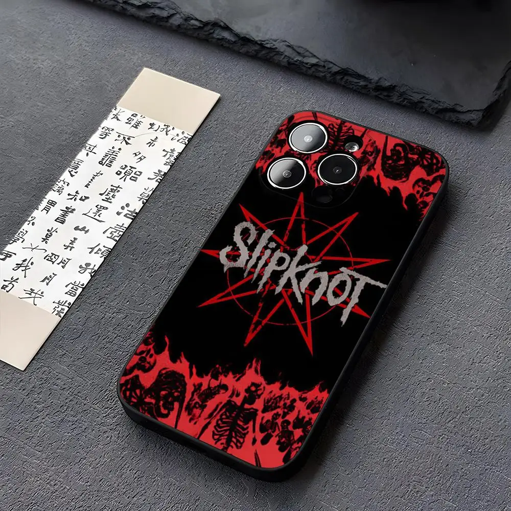 S-Slipknot Popular Band Phone Case Funda for iphone 13 16 11 15ProMax 14 12 Pro Xs Max Mini Xr X 7 8 6 6s Plus Covers