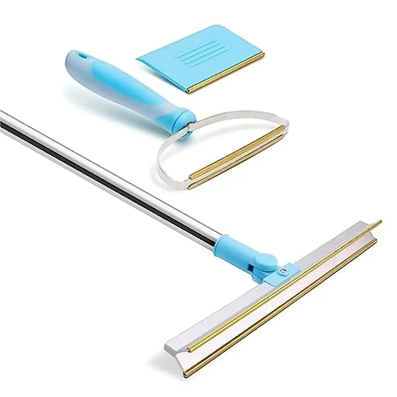 

Набор для удаления шерсти животных ABBP-Carpet Rake: инструмент для удаления шерсти с телескопической ручкой, щетка для шерсти собак и кошек, 180 см ° Вращающаяся машинка для стрижки ковров