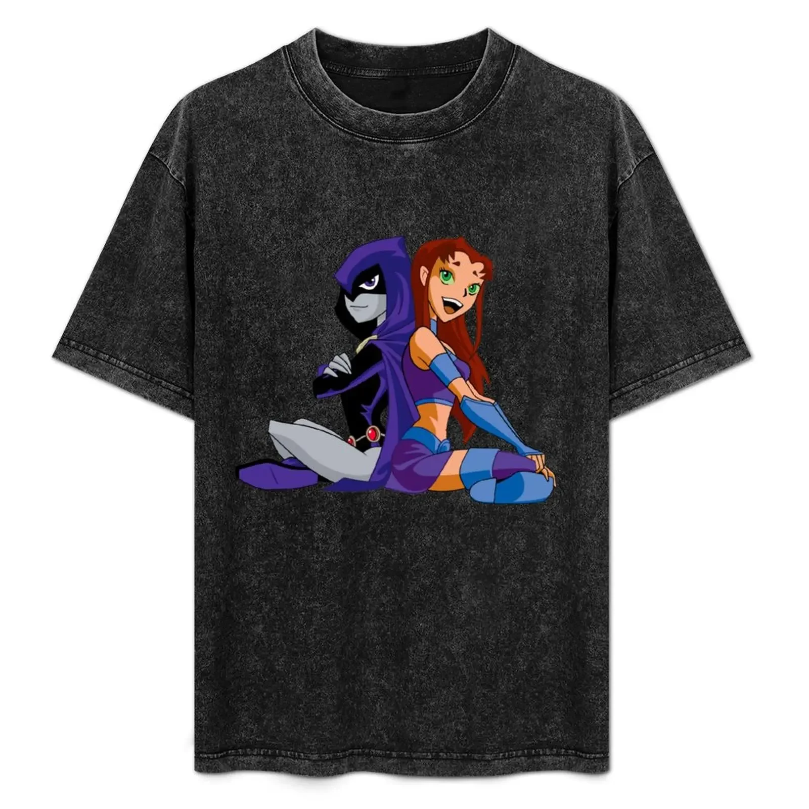 

raven & starfire T-Shirt baggy shirts blanks hippie clothes tee shirts for men