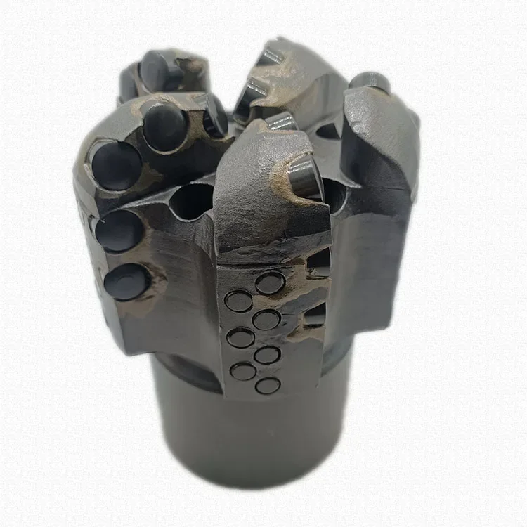 FS drill bits manufacturer Five wing arc angle PDC  coreless water well drilling bit