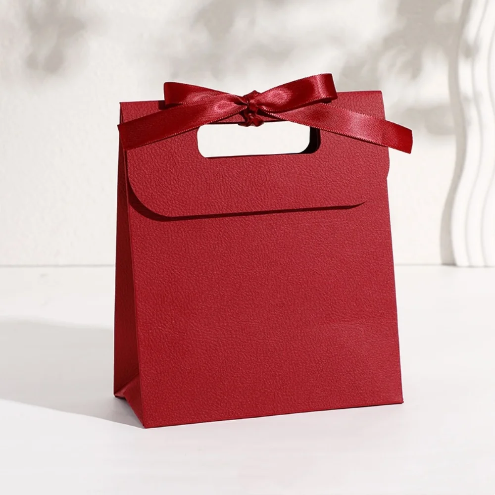 

Paper Tote Bag Sustainable Cosmetic Storage Organizer Jewelry Gift Bag Elegant Gift Packaging Handbag For Cosmetics Bag Lipstick