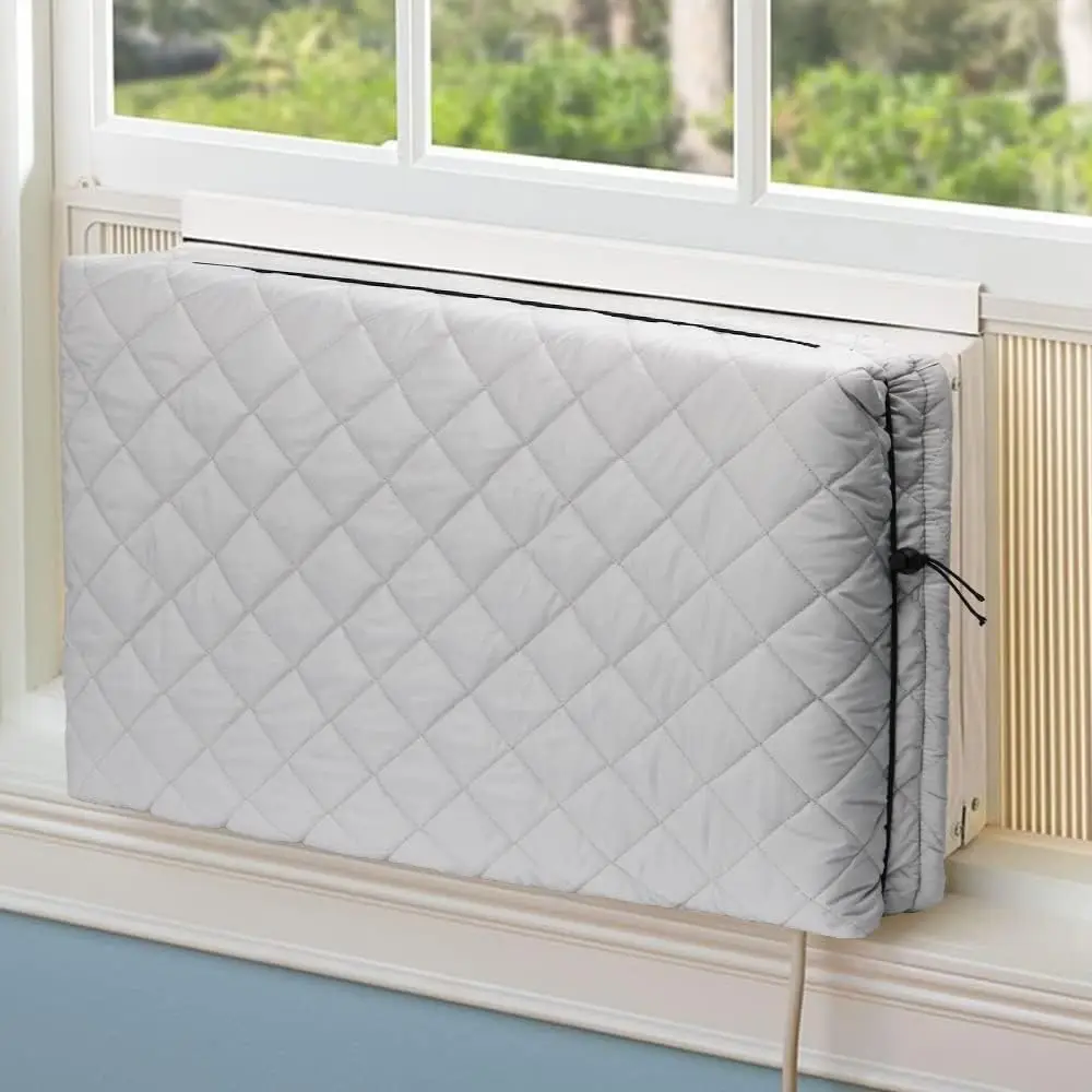 

Indoor AC Cover with Drawstring, 28x20x3.5 Inches, Double Insulation, Energy Saving