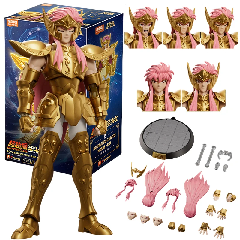 Blokees Saint Seiya Aldebaran Siegfried Pegasus Wassermann Actionfigur Skorpion Milo Leo Aiolia Bewegliches Anime-Modell Puppe Spielzeug Geschenk
