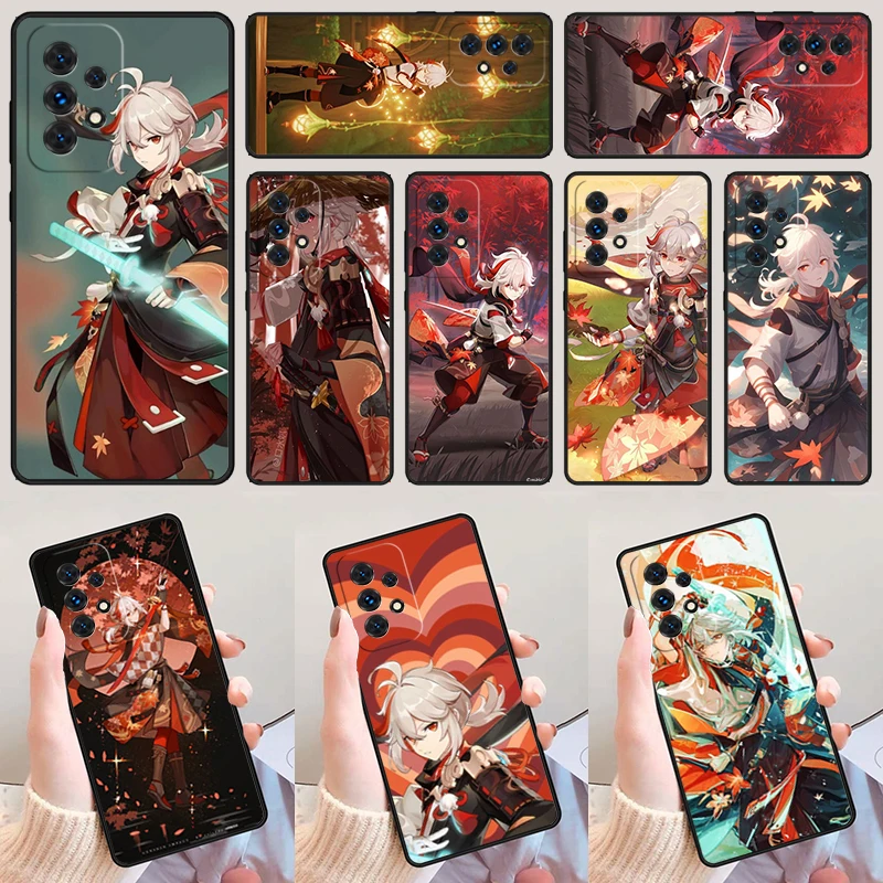 Kaedehara Kazuha Watercolor For Samsung Galaxy A52 A72 A73 A20e A21S A50 A70 A11 A12 A42 A31 A40 A51 A71 A32 A80 A91 Phone Case