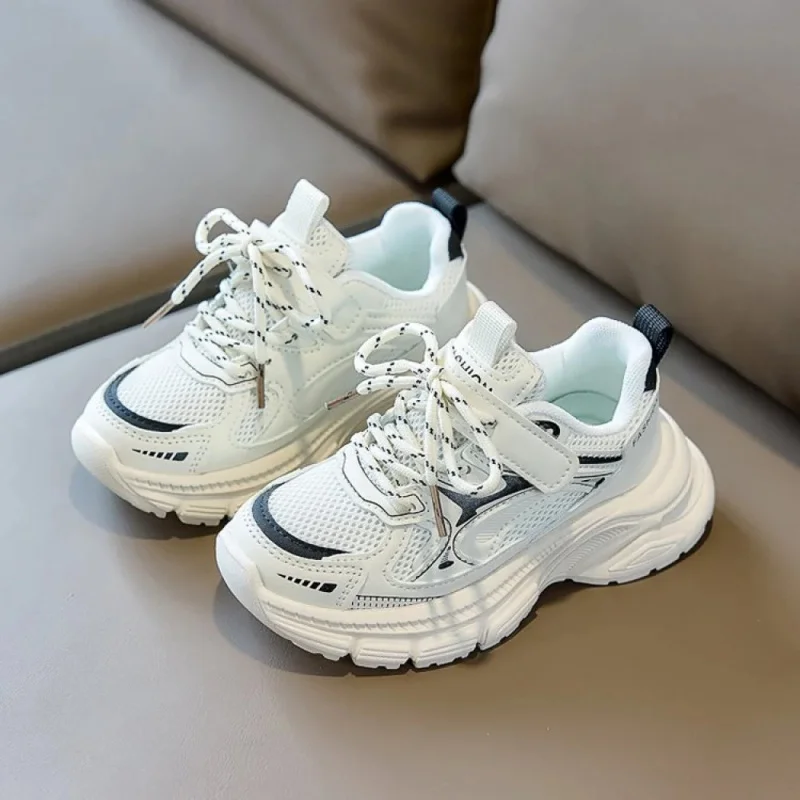 

Спортивная обувь из искусственной кожи для детей, модные детские кроссовки для мальчиков и девочек 1-15 лет, повседневная обувь для бега.