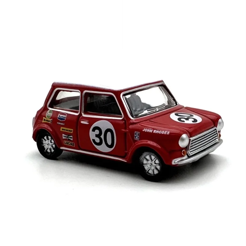 Oxford 1:76 Mi-ni Competition NO.30 Red Alloy Simulation Model Car