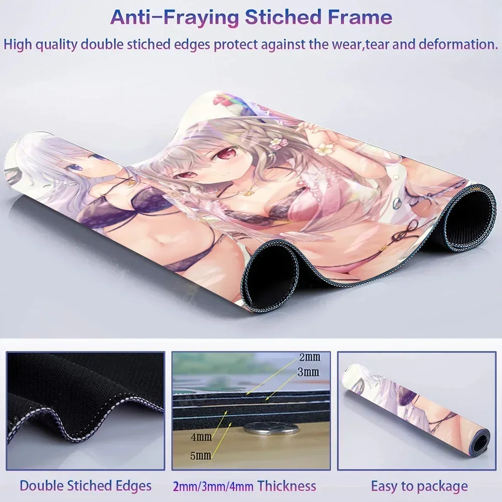 Nude hentai Sex Large Mouse Pad Chest Mausepad with Tits Seductive Woman Playmat Boobs Anime Carpet Custom Gaming Desk Mat 600