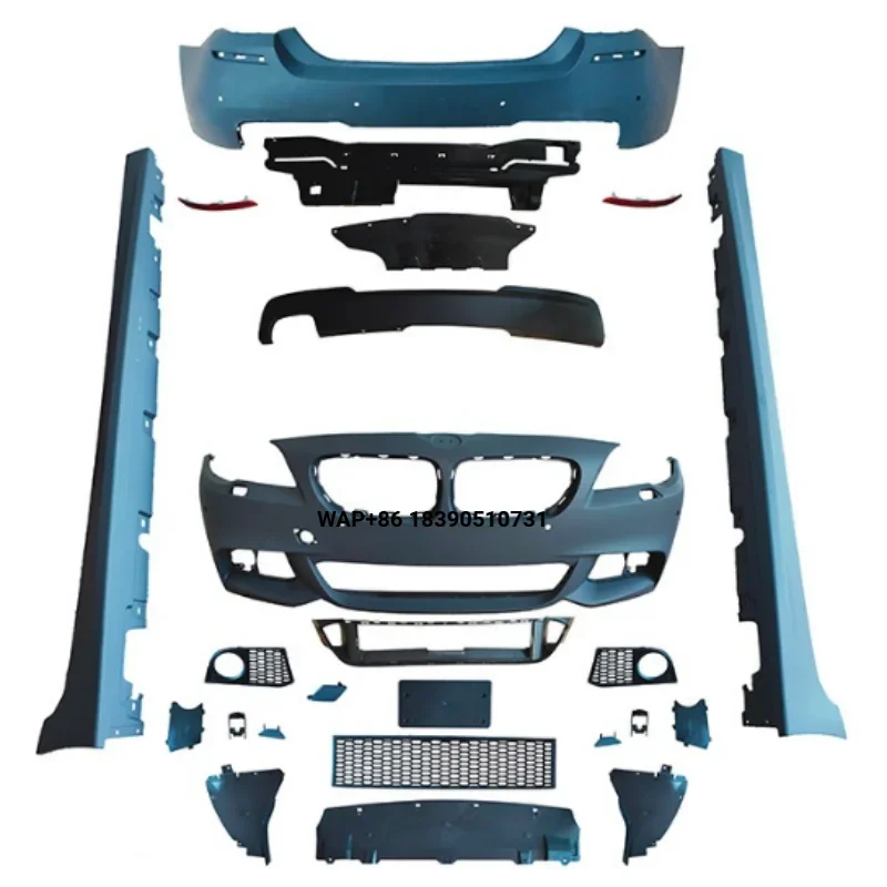 

2025 New Type M Tech Style M-sports Body Kit Car Bumpers Parts for 5 Series F10 M Sport 2010-2017 Year Front Rear Bumper Kit