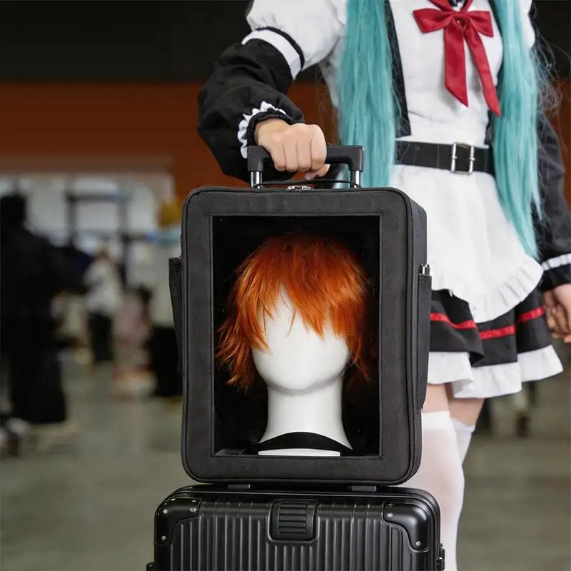 Hanging Wig Head Model Storage Box