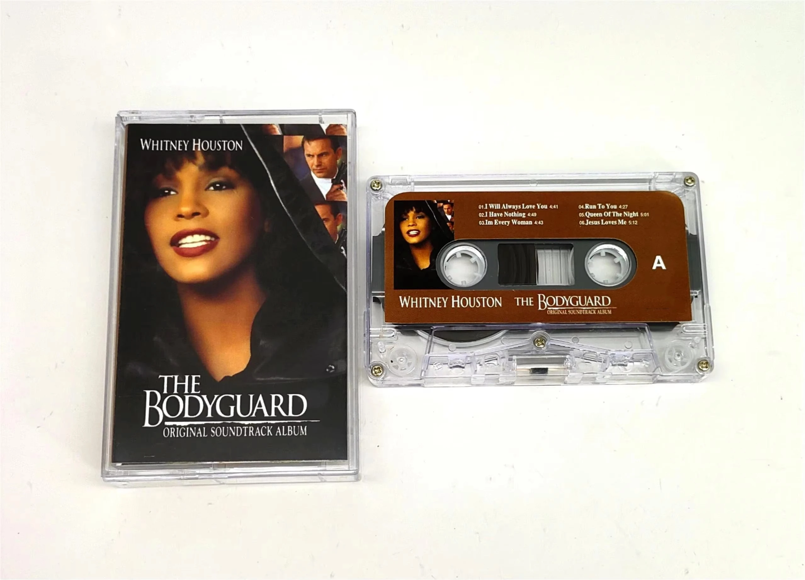 Whitney Houston Music Magnetic Tape The Bodyguard Album Cassettes Cosplay Walkman Car Recorder Soundtracks Box Collection Gifts