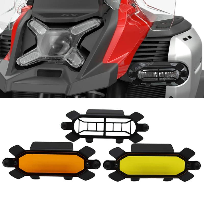 

Защитные накладки на фары для мотоциклов BMW R1300GS Adventure R 1300 GS ADV 2024 2025 2026, защита для светодиодных вспомогательных фар