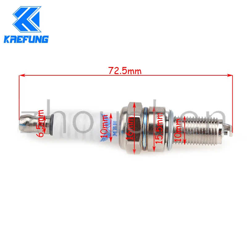 Motorcycle Spark Plug B7TC for CR7E CR7EIX CPR7EA-9 CPR8EA-9 CPR8EAIX-9 96067 CR8E CR8EIX IU24 IU22 UR4DC UR6DE PRG6HCC