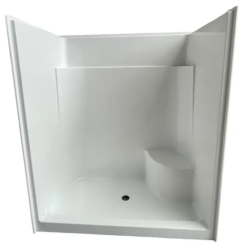 acrylic pure white freestanding eco-friendly bathroom shower wall enclosure bathtub whirlpool