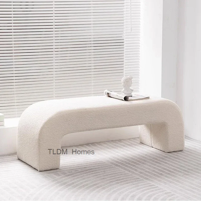 Desk Luxury Shoes Bench Modern Nordic Stool Entrance Living Room Bedroom Guest Meuble Design Furniture Decoration