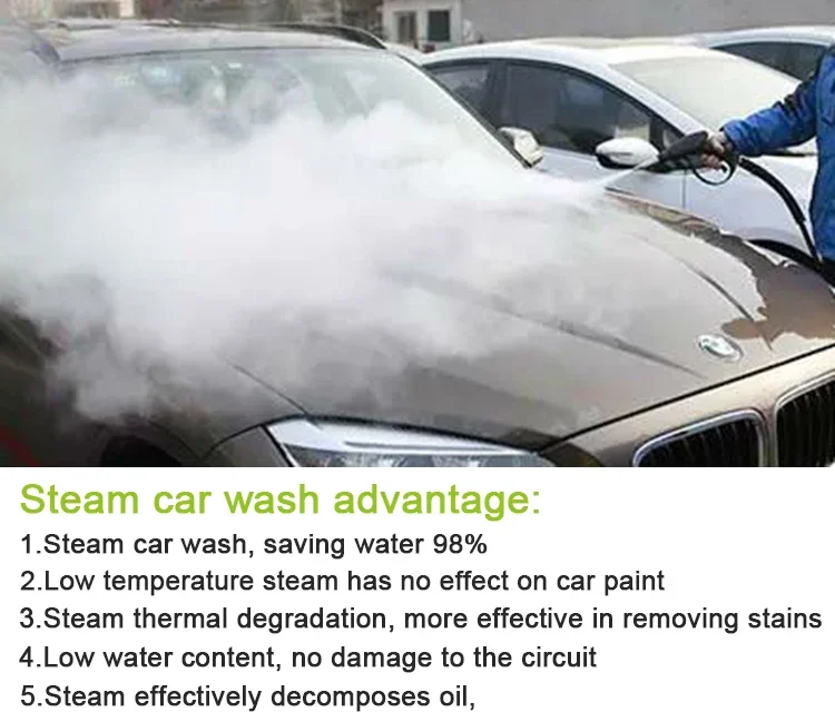 Eliminate Bacteria Vehicles Motor Engine Carpet Automatic Steam Cleaner With Ozone Auto Car Wash Machine Price