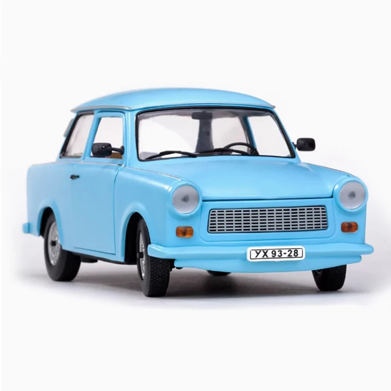 

Литой под давлением масштаб 1:18 Trabant 601, модель седана из сплава, имитация готового продукта, коллекция хобби, украшение, подарок, статическая игрушка