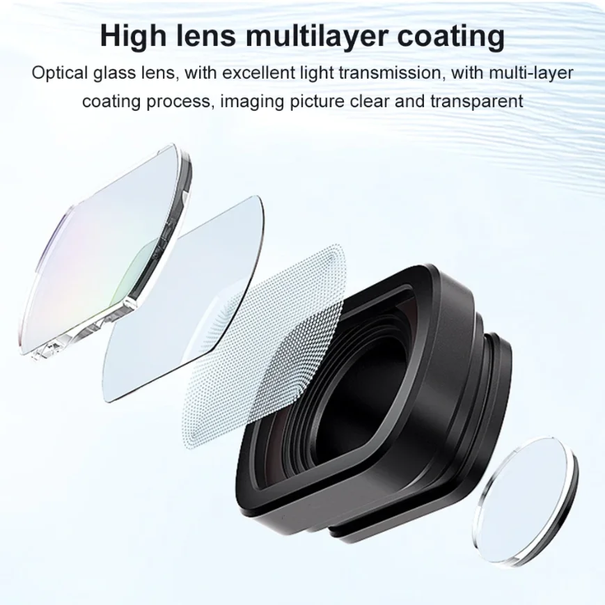 Lens For DJI Osmo Pocket 4/3 Magnetic Wide Angle / Macro Optical Glass Wide-angle Filter Photography Camera Accessories