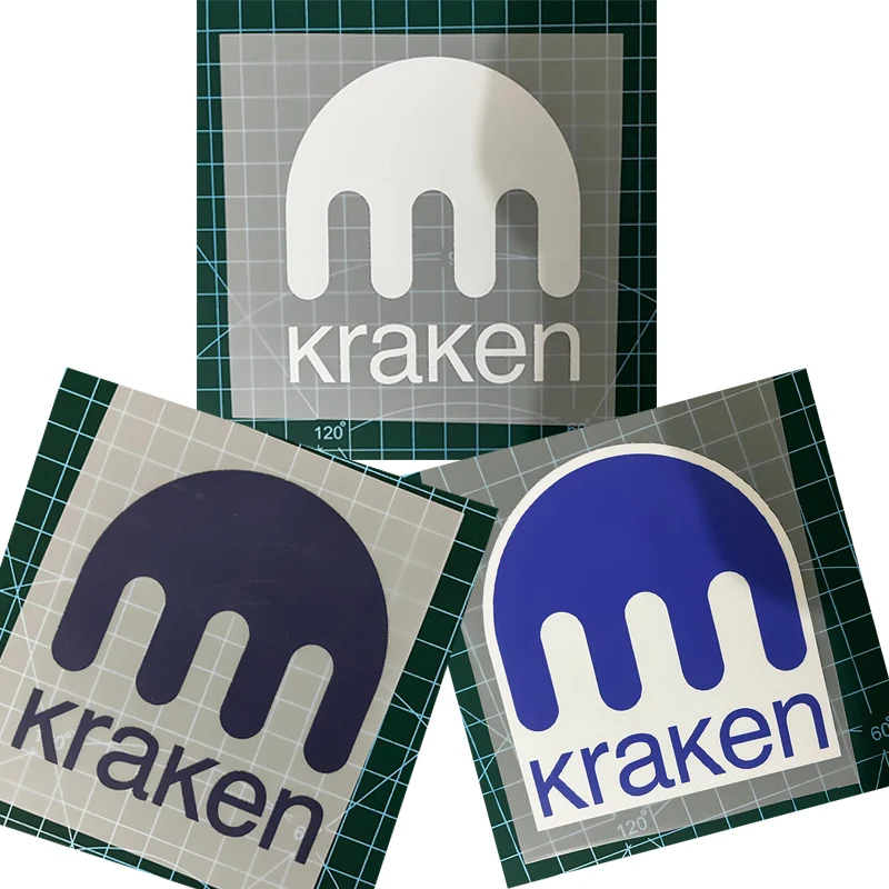 Customize Sponsor KRAKEN Football Badges Top Quality Iron On Soccer Badges 10*9cm