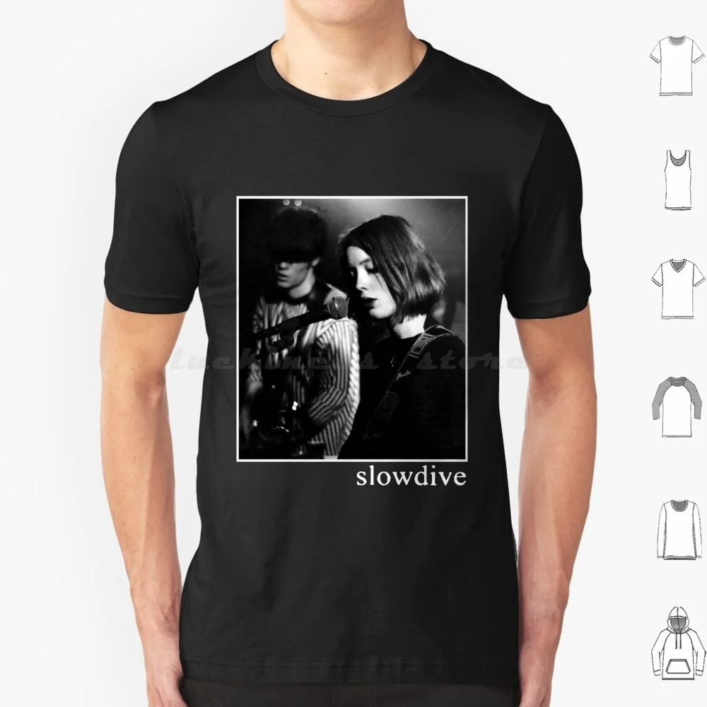 Graphic Slowdive Member Singer Rock Band T Shirt 6Xl Cotton Cool Tee Slowdive English Band Music Vocals And Guitar