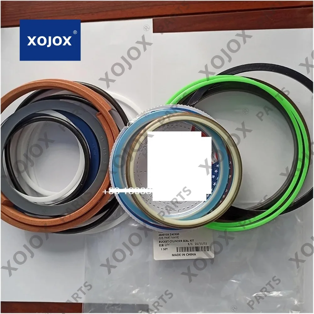

XOJOX Excavator Oil Seal EX300-3 EX300-5 EX330-5 BUCKET Cylinder Seal Kit 9175564(Color:China Made Quality)